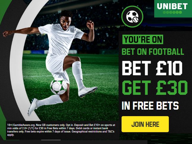 latest offers from bookmakers - Unibet