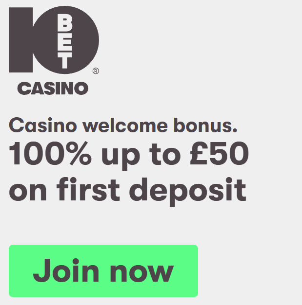10 bet Casino Bonus
