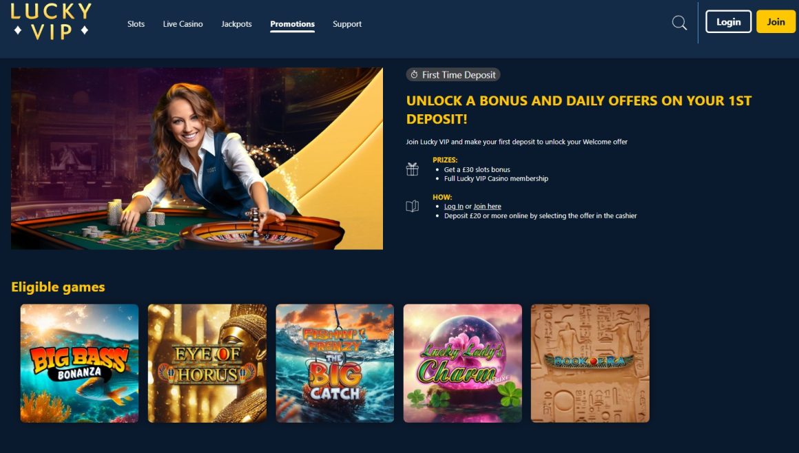 Lucky Vip New Player Bonus Code
