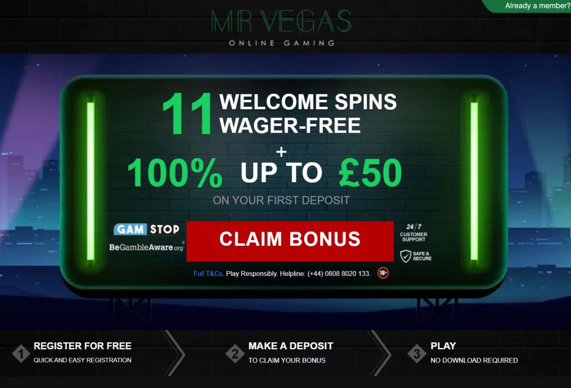 mr vegas promo code and welcome offer
