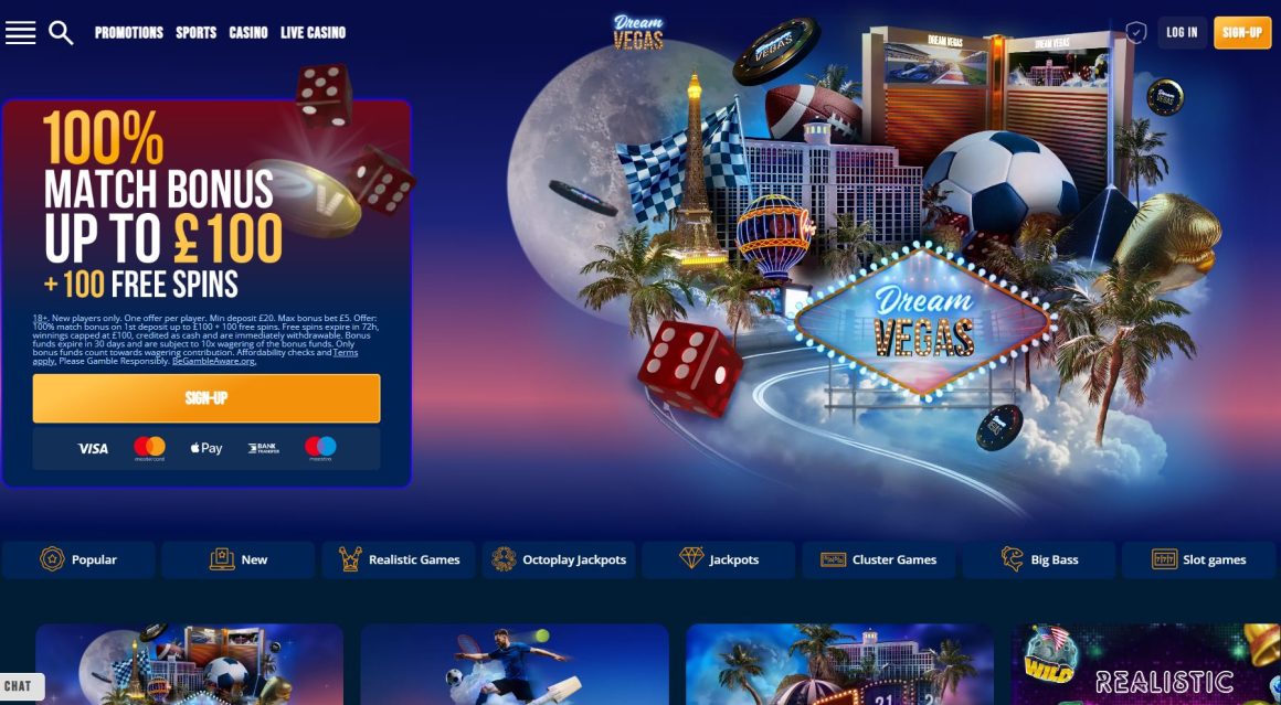 dream vegas welcome bonus