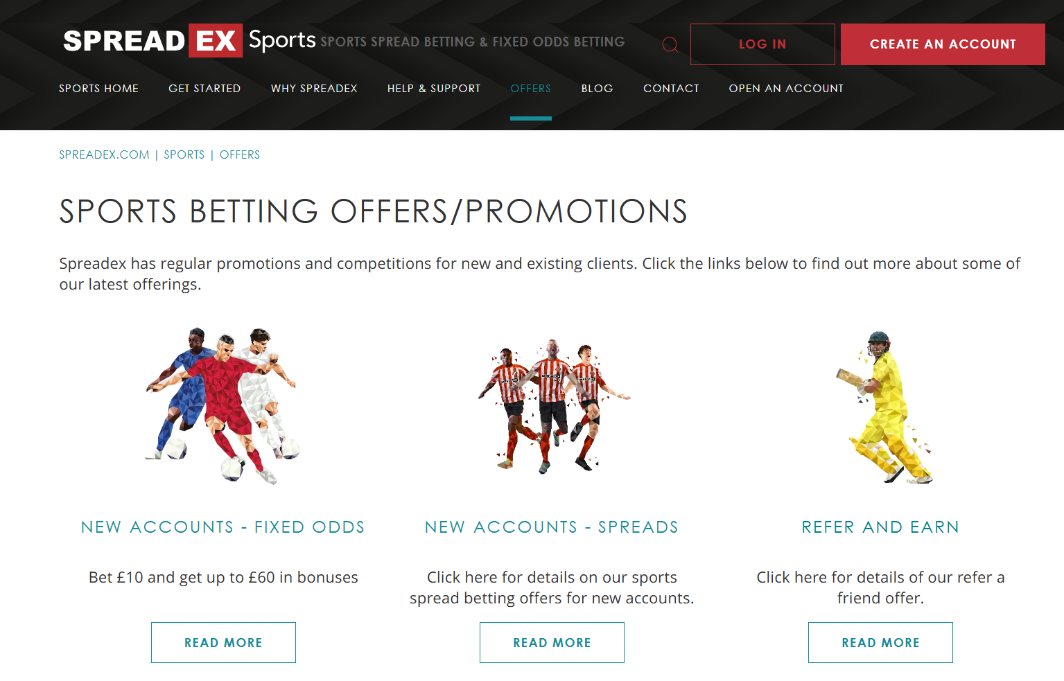 Spreadex promotions uk