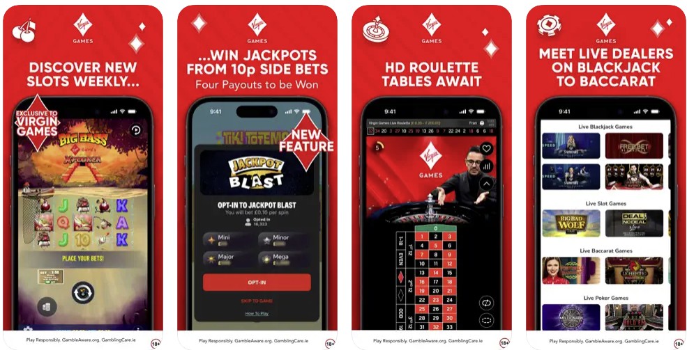 Casino Gambling Apps UK - Virgin Games