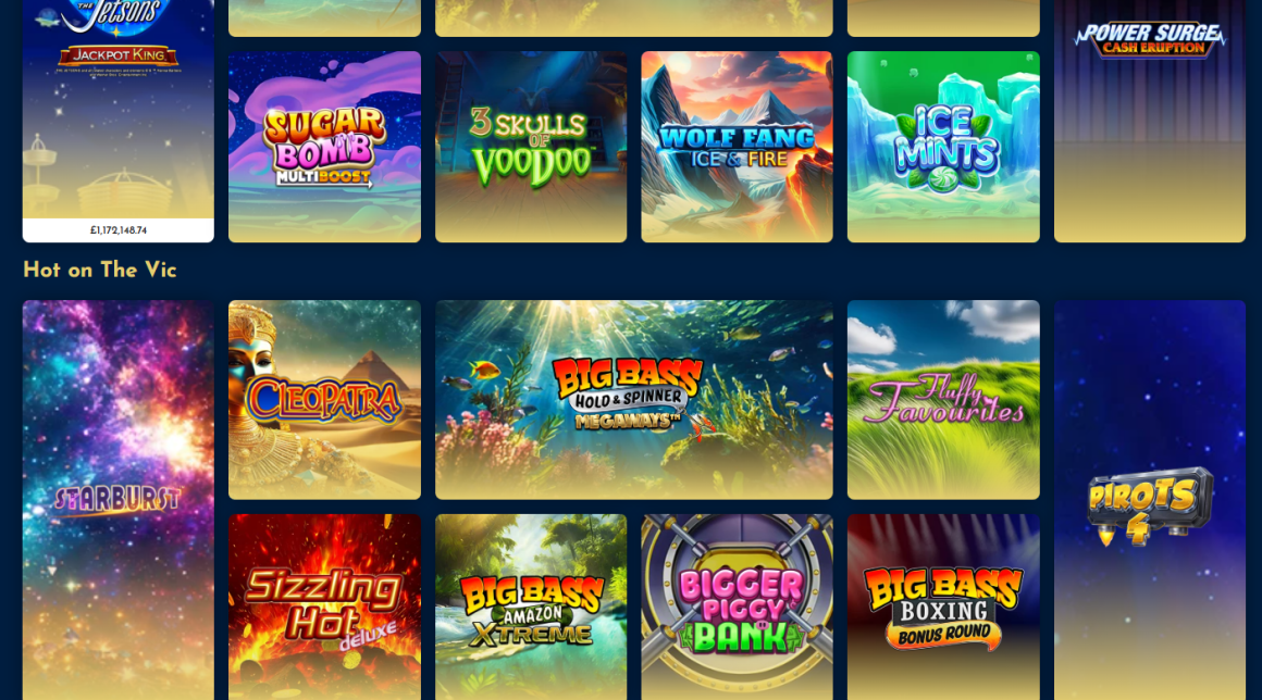 Newest Slots at Vic Casino & Rialto UK Online