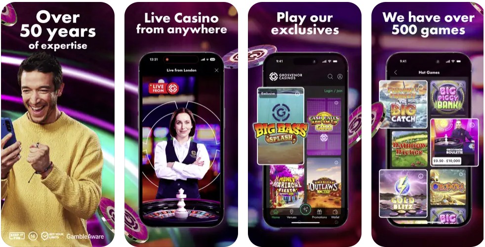 the best of real money online casino apps UK - Grosvenor Mobile Casino