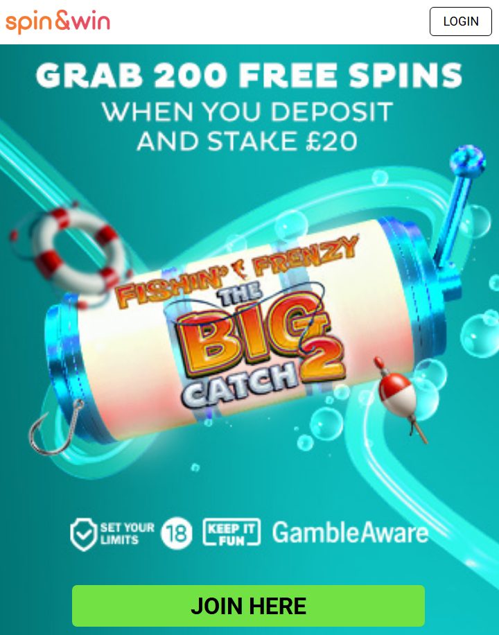 Spin and Win new welcome offer 2026