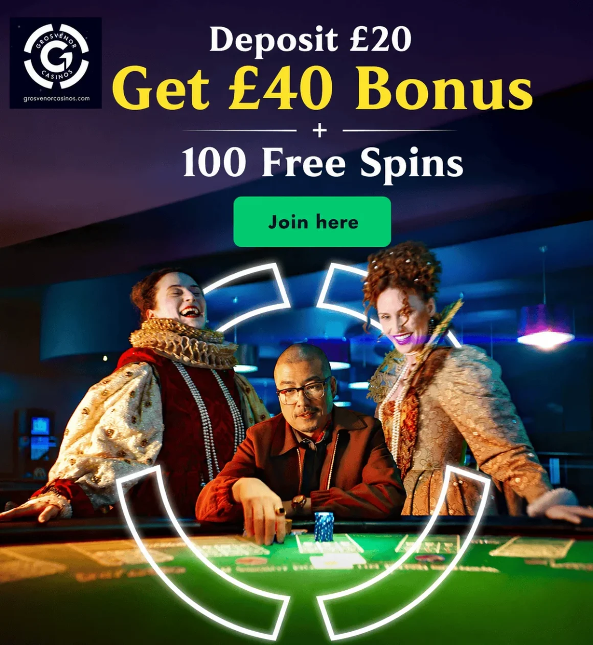 GrosvenorCasinos Online Bonus Codes for New UK Users