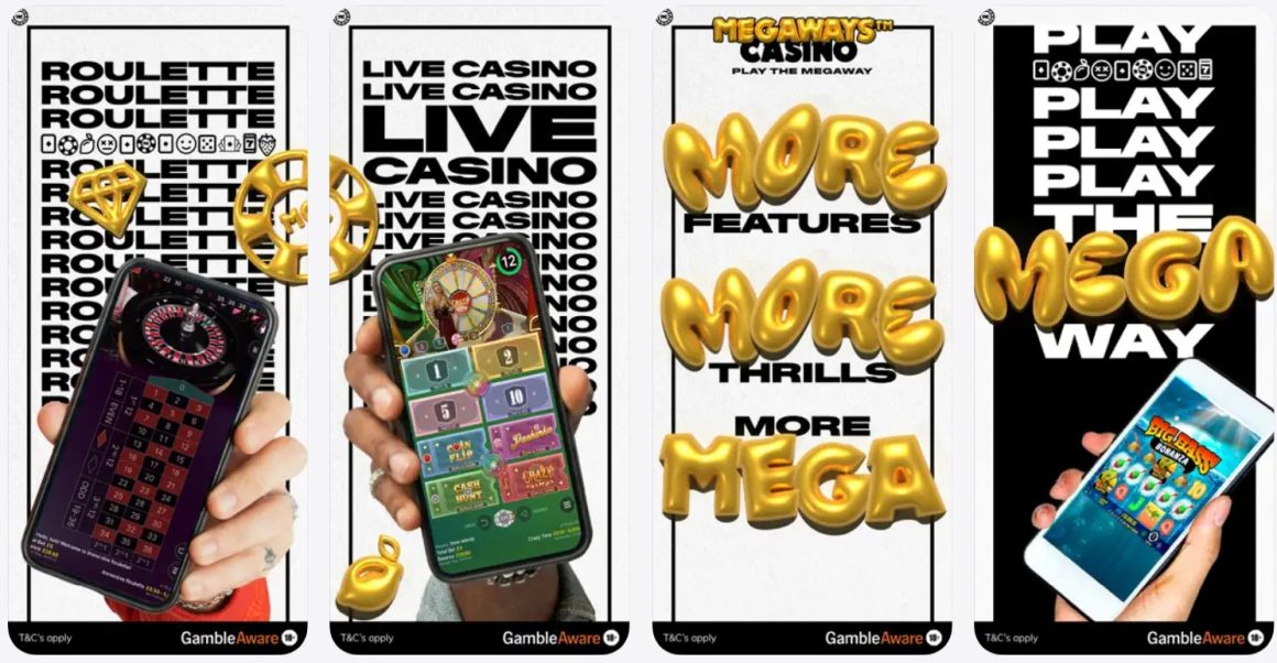 megaways mobile casinos UK